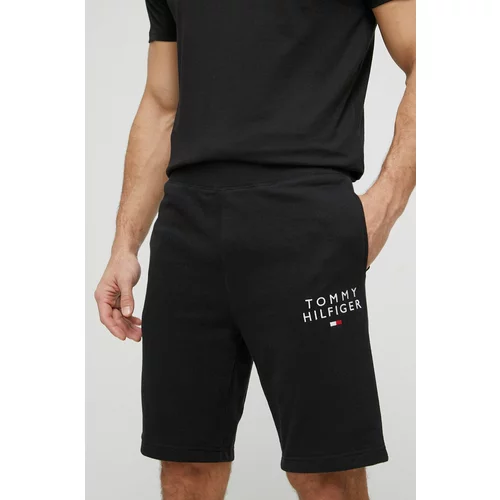 Tommy Hilfiger Homewear kratke hlače boja: crna