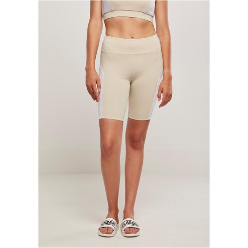 UC Ladies Ladies Color Block Cycle Shorts softseagrass/white Slike