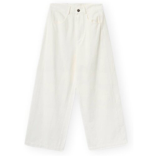 Compania Fantastica Hlače COMPAÑIA FANTÁSTICA Trousers 11130 - White Bela Cene