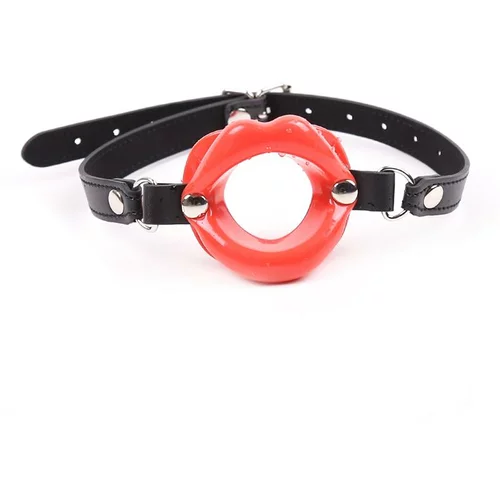 LATETOBED BDSM Line Lip Gag Mouth Red