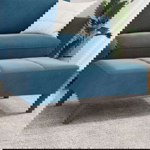  Tabure plavi 77x55x31 cm baršunasti - Plava 1 Cijene