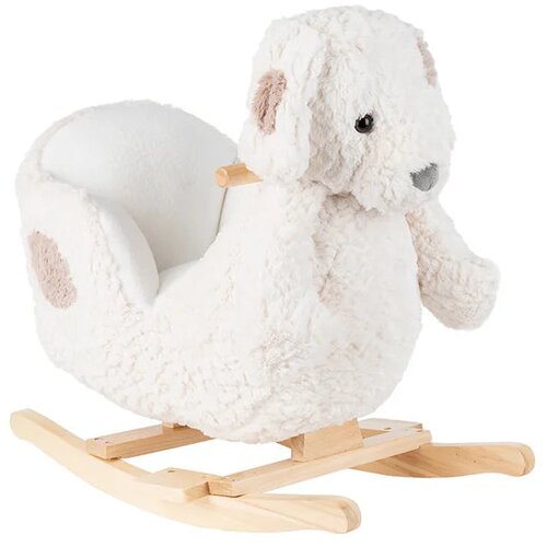 Kikka Boo pli&amp;scaron;ana igračka puppy white sa klackalicom i sedi&amp;scaron;tem (KKB41008) Slike