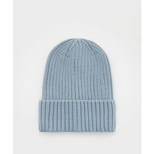 Reserved beanie iz strukturirane tkanine - modra Cene