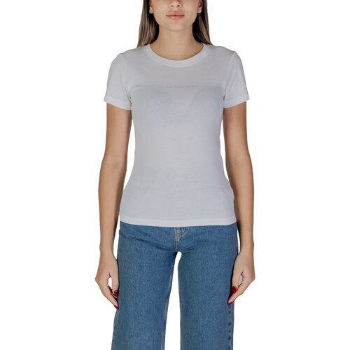 Calvin Klein Jeans Majice s kratkimi rokavi INSTITUTIONAL GRAPHIC J20J224990 Bela Cene