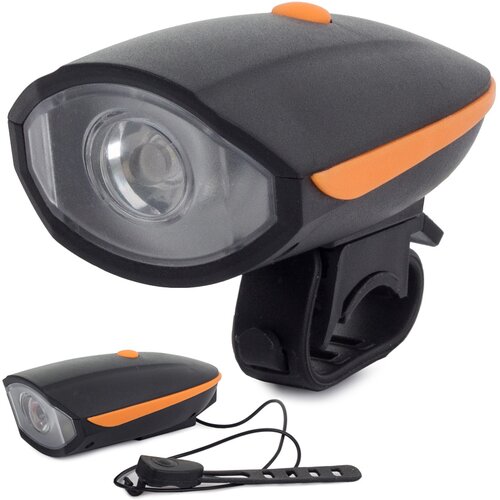 VERKGROUP USB kolesarska LED luč s signalno hupo, (20378033) Cene