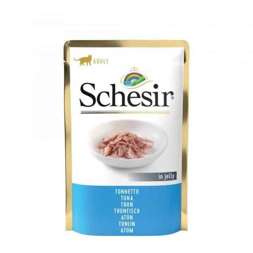 Schesir vlažna hrana za mačke, ukus tunjevine, 50g Slike