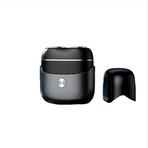 INF Mini prenosni električni brivnik za mo&scaron;ke - USB, vodoodporen, potovalni Black+Grey, (5000093572) Cene