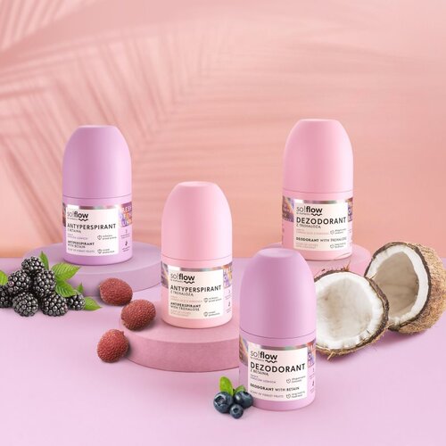SoFlow Antiperspirant antiperspirant roll-on za ženske Scent of Lychee with Coconut 50 ml Slike