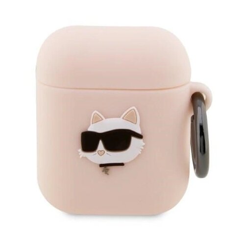 Karl Lagerfeld SILIKONSKI OVITEK 3D CHOUPETTE HEAD ZA AIRPODS 1/2 ROZA, (22006380) Cene