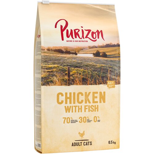 Purizon 7€ popusta na suhu hranu za mačke 6,5 kg - Adult piletina i riba Cijene