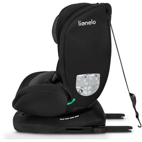 Lionelo avtosedež Bastiaan i-Size 0-36 kg (40-150 cm) 360, Black Grey Slike