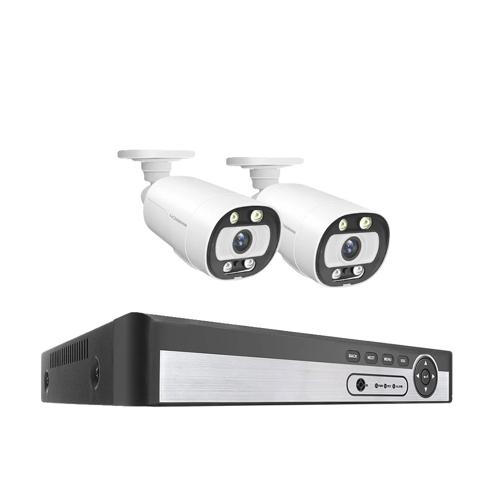 Oem Varnostni sistem kamer, 8 kanalov, AI zaznavanje ljudi -8CH NVR 2PCS CAM 5MP -1T Vgrajeni HDD, (5000137610) Slike