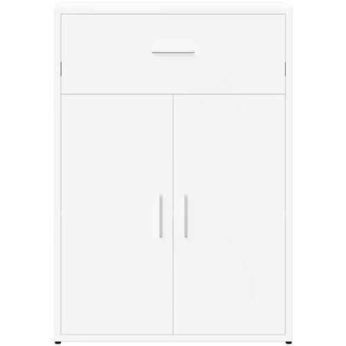  Komoda bela 60x30x84 cm inženirski les Slike