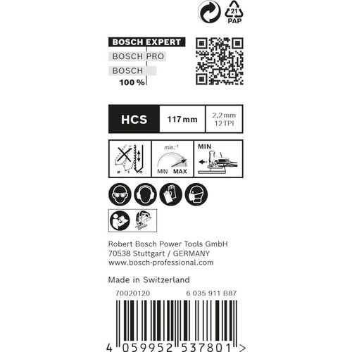 Bosch expert &amp;bdquo;Wood 2-side clean&amp;ldquo; t 308 bo list ubodne testere, 25-delni - 2608900556 Slike