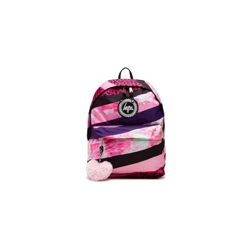 HYPE Nahrbtnik Dark Pink Stripe Crest Backpack YVLR-653 Roza