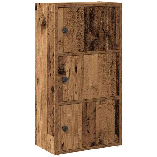 VidaXL Regal za knjige boja starog drva 40x24x77 cm konstruirano drvo Slike