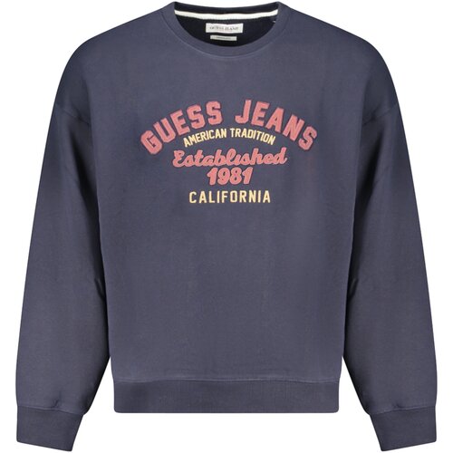Guess Jeans SWEATSHIRT WITHOUT ZIP MEN BLUE Slike