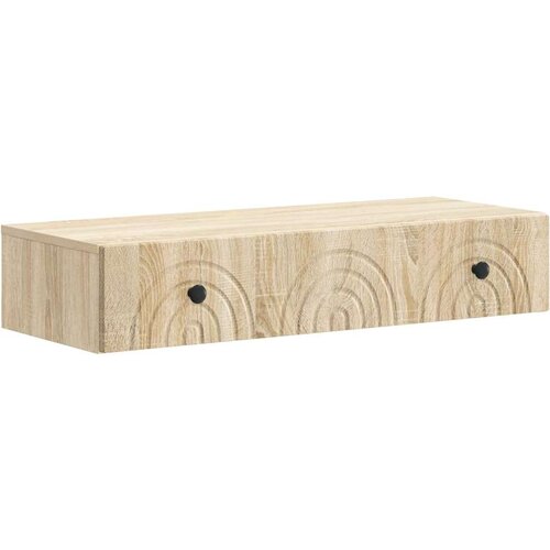 Stolna montirana na zid Hrast sonoma 87 5 x 34 5 x 17 cm Slike