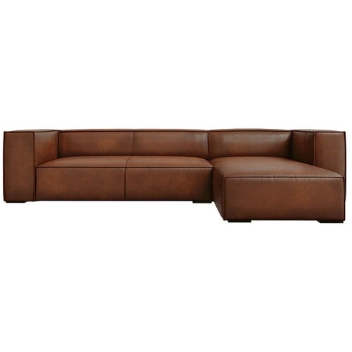 Windsor &amp;amp; Co Sofas Rjava usnjena kotna zofa v barvi konjaka (desni kot) Madame - Windsor &amp;amp; Co Sofas Slike