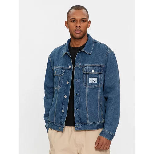 Calvin Klein Jeans Jeans jakna Regular 90'S Denim Jacket J30J324972 Modra Regular Fit