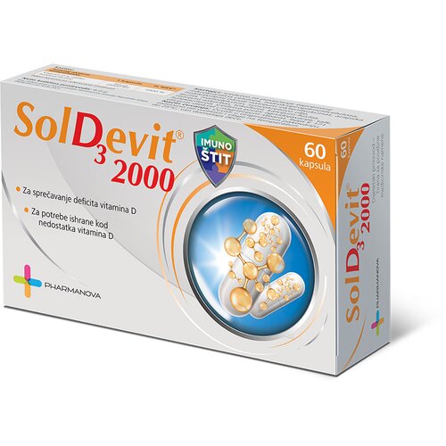 Pharmanova SolD3evit 2000 a 60 kapsula Cene