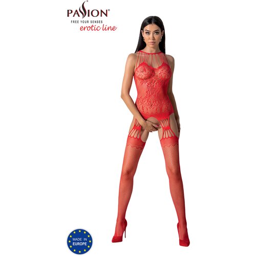 Passion Bodystocking BS095 Red Cene