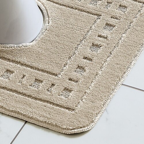 Catherine Lansfield Svjetlo smeđe kupaonske prostirke u setu 2 kom za WC 50x80 cm Armoni &amp;ndash; Slike