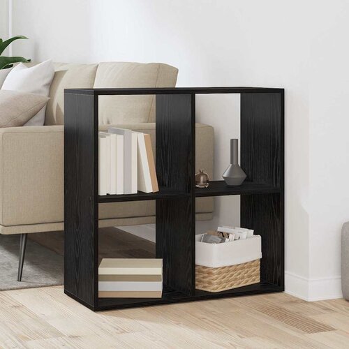 vidaXL Ormarić za knjige Crni hrast 69.5 x 29 x 69.5 cm Cijene