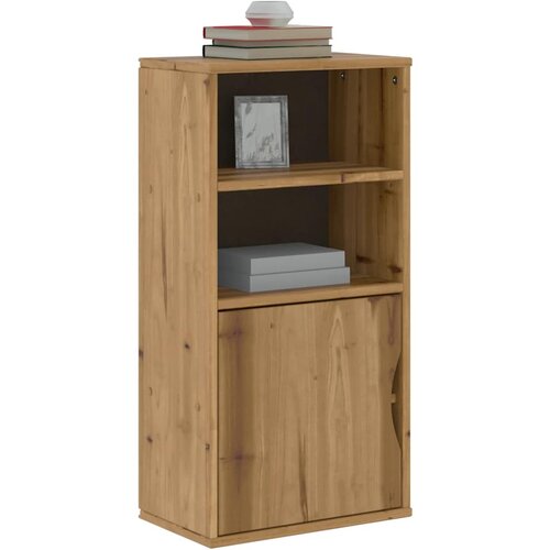 vidaXL Stranska omarica "ODDA" 40x24x79 cm Masivni les borovega lesa Cene