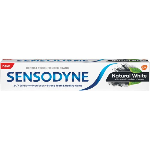 Sensodyne whitening&charchoal pasta za zube 75ml Slike