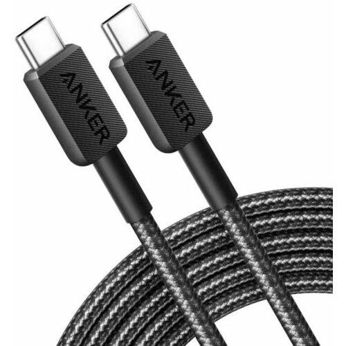 Anker Kabel 322, 60W, USB-C/USB-C, 90cm, pleteni, Black, (0194644125806) Cijene