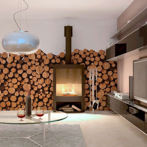  Tapeta - Woodpile 250x193 Slike