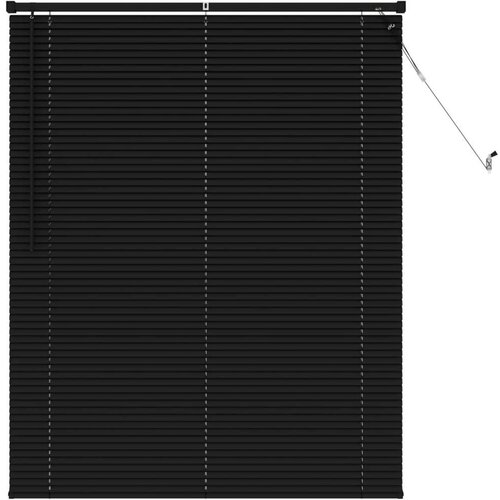  Venecijanska roleta Podesiva Crna 150 x 120 cm PVC - Crna 120 x 150 cm Slike