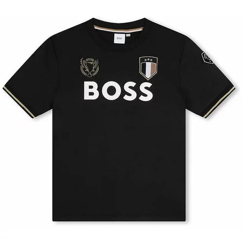 Boss Dječja majica kratkih rukava boja: crna, s tiskom, J50659