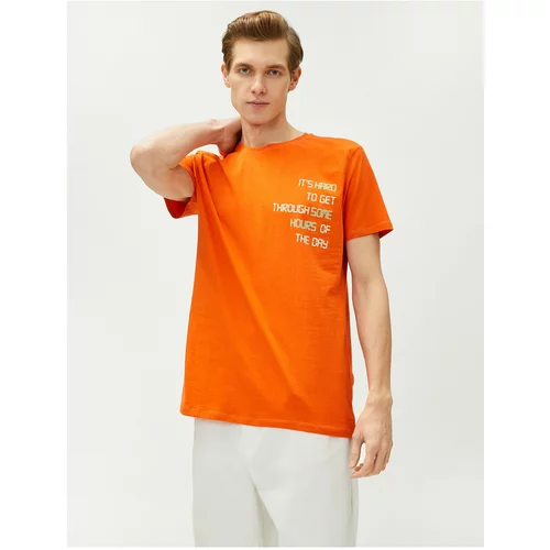 Koton T-Shirt - Orange - Basics