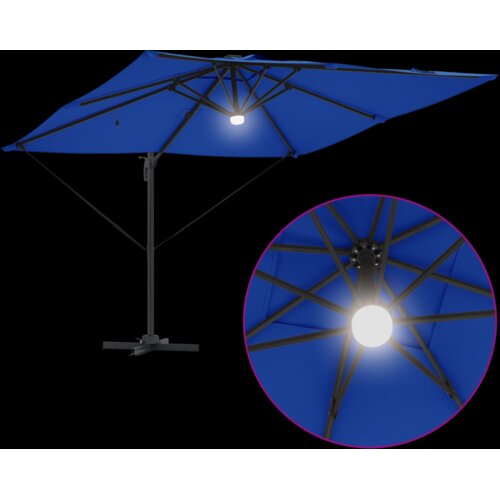  Roma dežnik Modra 286 x 284 x 270 cm Aluminij in Poliester - - modra - 23.13 - 286 x 284 x 270 cm - 2025- Slike