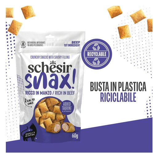 Schesir hrskava poslastica za mačke, govedina Slike