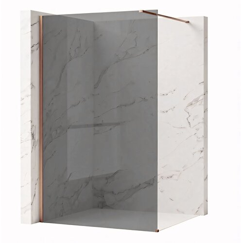 Rea Stena za prhanje Flexi Grey / Brush Copper 80 Cene