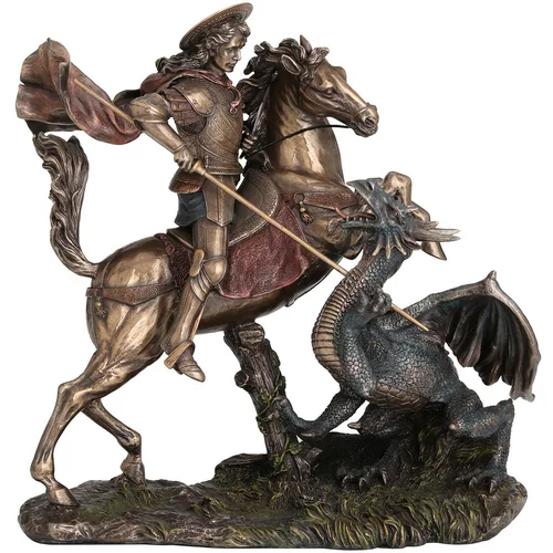 Signes Grimalt Kipci in figurice San Jorge Na Konju In Zmaju Pozlačena