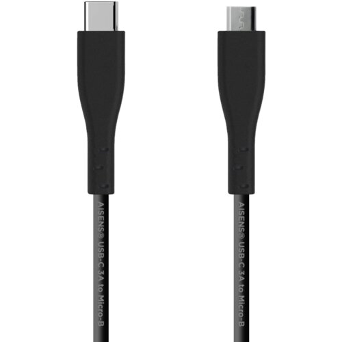 AISENS kabel USB 2.0 3A TIPO USB-C M-MICRO B M Negro 1,0M, (21091206) Cene
