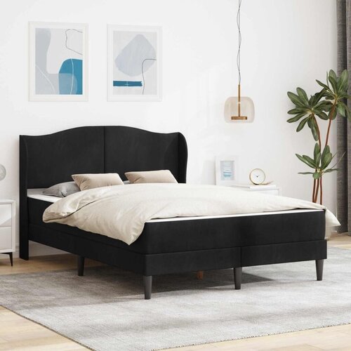  Okvir za krevet s uzglavljem Crna 140 x 190 cm Bar&scaron;un - Crna 140 x 190 cm Cijene