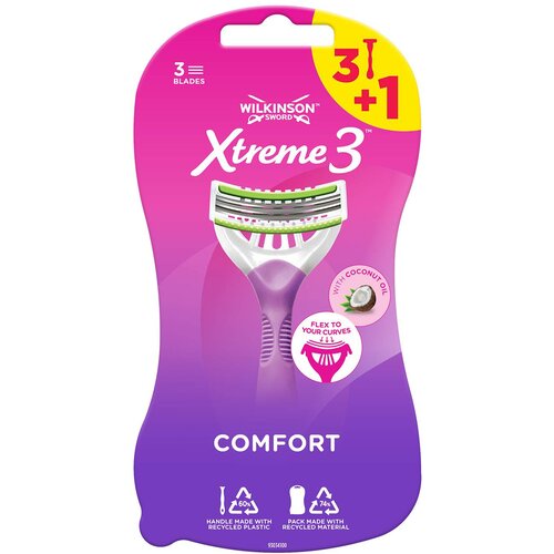 Wilkinson Jednokratni brijač XTreme3, 4 komada Slike