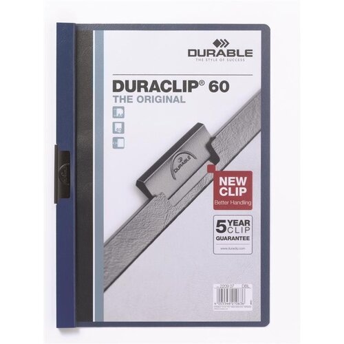 MAPA klip patent durable 2209 60 listov DURABLE - TEMNO MODRA Cene