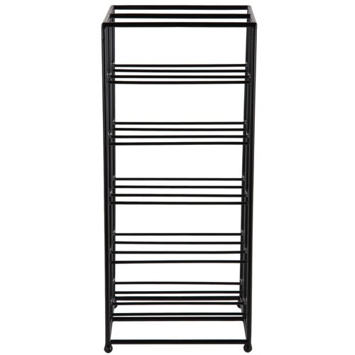 PT LIVING Crni metalni držač za boce vina broj boca 10 kom 25x57x22,5 cm Dual Floor &amp;ndash; Slike