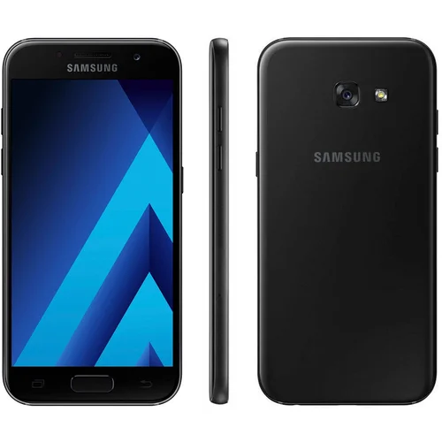 Samsung Obnovljeno - znaki rabe - Galaxy A5 (2017) crn 32 GB 3 GB ram - svetli znaki uporabe obnovljeno, (21608520)