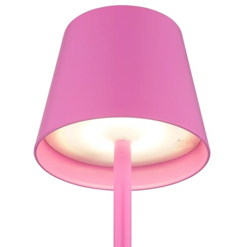 Globo 58488P-LED Stona lampa VANNIE 3W/5V IP54 1800mAh, ružičasta &amp;mdash; dodirna, punjiva, sa prigu&amp;scaron;iva, pogodna za spolja&amp;scaron;nju upotrebu Slike