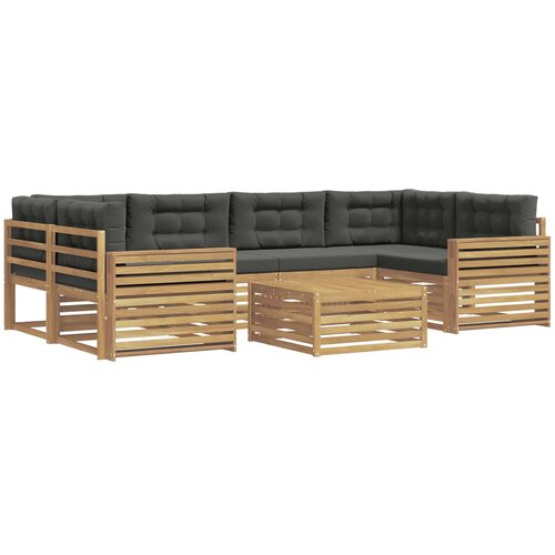  Set vanjskih sofa 7 kom. Bijela i antracit Slike