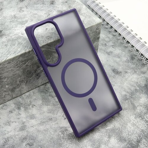 Maska silky magsafe matte za samsung S918B galaxy S23 ultra/ ljubičasta Slike