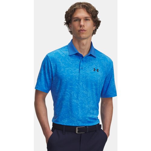 Under Armour Men's T-shirt UA Playoff 3.0 Printed Polo-BLU - Men's Cene