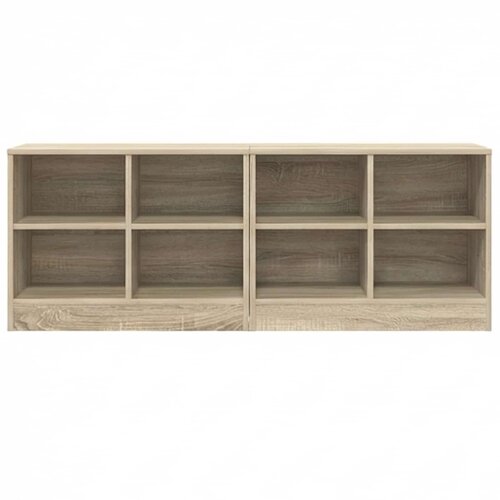  za krevet s policom 2 pcs Hrast sonoma 66 x 33 x 48 cm Slike